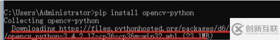 python如何安裝opencv