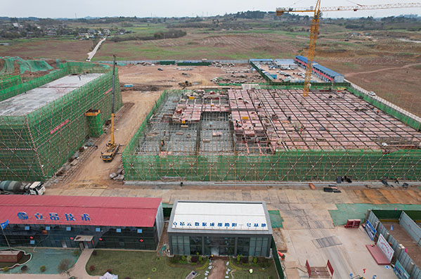 立昂云數(shù)據(jù)（成都簡陽）一號基地項目建設